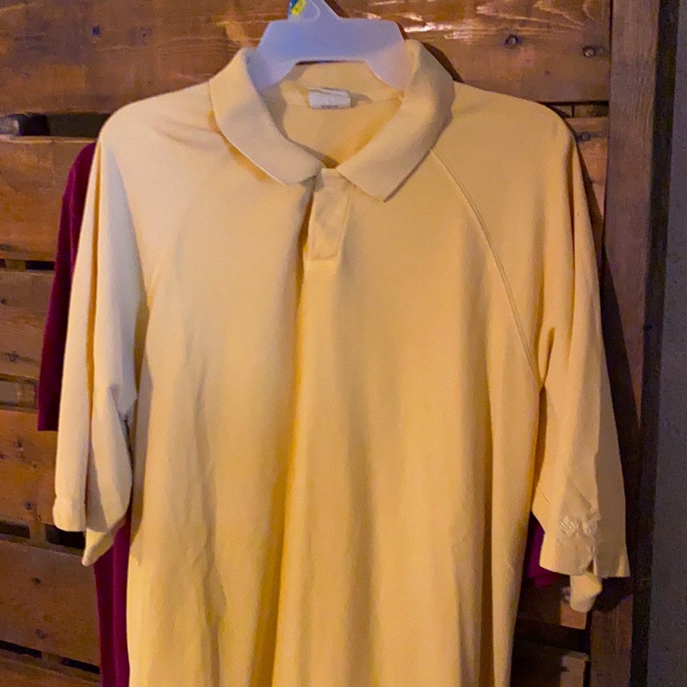 Columbia, Polo, Large, Yellow